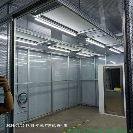 某激光洁净棚安装与检测---点击进入更多